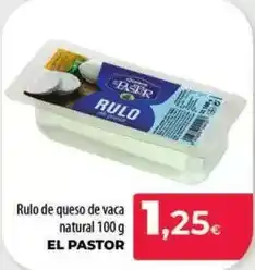 Spar La Palma El pastor - rulo de queso de vaca natural oferta