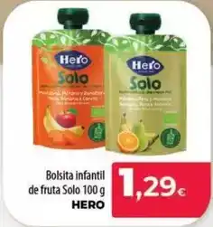 Spar La Palma Hero - bolsita infantil de fruta solo oferta