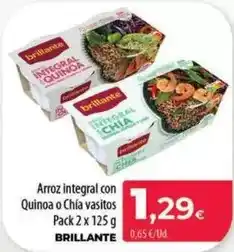 Spar La Palma Brillante - arroz integral con quinoa o chia vasitos oferta