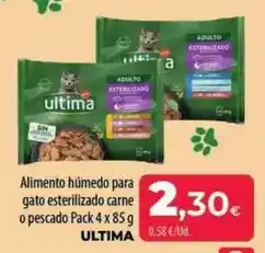 Spar La Palma Última - alimento húmedo para gato esterilizado carne o pescado oferta
