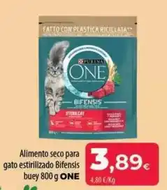 Spar La Palma Purina - alimento seco para gato estirlizado bifensis buey oferta