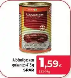 Spar La Palma Spar - albondigas con guisantes oferta