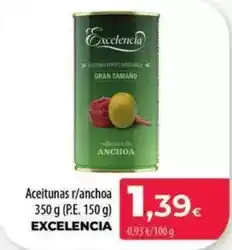 Spar La Palma Excelencia - aceitunas r/anchoa oferta
