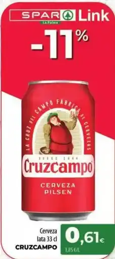 Spar La Palma Cruzcampo - cerveza oferta
