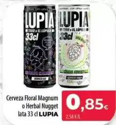 Spar La Palma Lupia - cerveza floral magnum o herbal nugget oferta