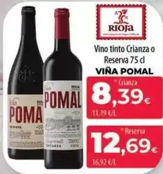 Spar La Palma Viña pomal - vino tinto crianza o reserva oferta