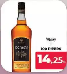 Spar La Palma 100 pipers - whisky oferta