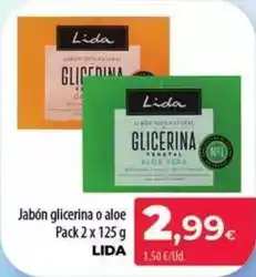 Spar La Palma Lida - jabón glicerina o aloe oferta