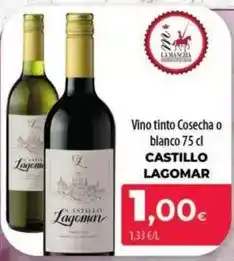 Spar La Palma Castillo lagomar - vino tinto cosecha o blanco oferta