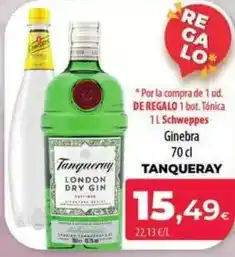 Spar La Palma Tanqueray - ginebra oferta