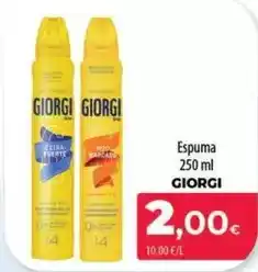Spar La Palma Giorgi - espuma oferta