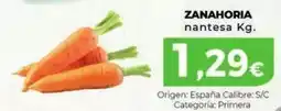 Spar La Palma Zanahoria oferta