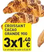 Hiperber Croissant cacao grande oferta