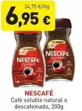 Hiperber Nescafé - café soluble natural o descafeinado oferta