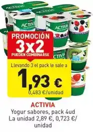 Hiperber Activia - yogur sabores oferta