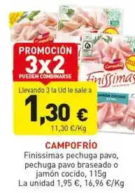 Hiperber Campofrío - finissimas pechuga pavo oferta