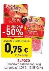 Hiperber Elpozo - chorizo o salchichon oferta