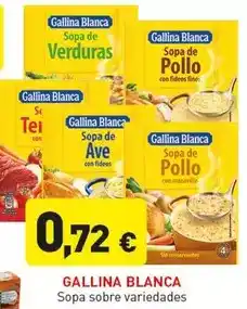 Hiperber Gallina blanca - sopa de pollo oferta