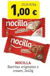 Hiperber Nocilla - barritas originales o cream oferta
