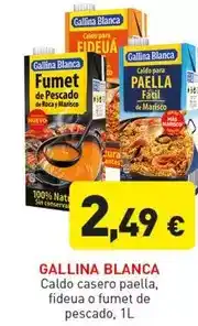 Hiperber Gallina blanca - caldo casero paella, fideua o fumet de pescado oferta