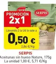 Hiperber Serpis - aceitunas sin hueso nature oferta