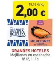 Hiperber Grandes hoteles - mejillones en escabeche oferta