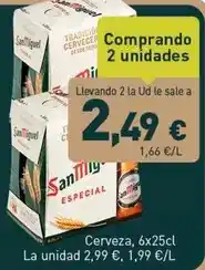 Hiperber San - cerveza, 6x oferta