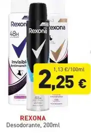 Hiperber Rexona - desodorante oferta