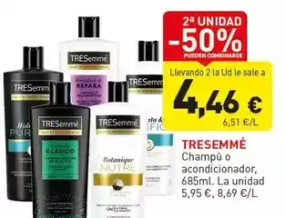 Hiperber Tresemmé - champú o acondicionador oferta