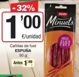 SPAR Fragadis Espuña - canitas de fuet oferta