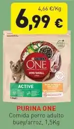 Hiperber Purina one - comida perro adulto buey/arroz oferta