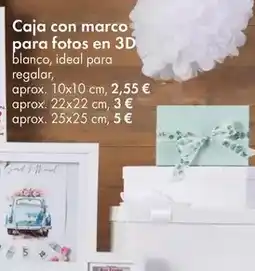 TEDi Caja con marco para fotos en 3d oferta