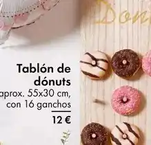 TEDi Tablón de donuts oferta