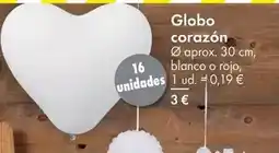 TEDi Globo corazón oferta