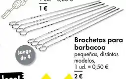 TEDi Brochetas para barbacoa oferta