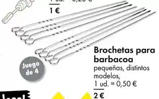 TEDi Brochetas para barbacoa oferta