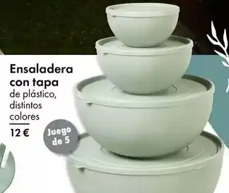 TEDi Ensaladera con tapa oferta