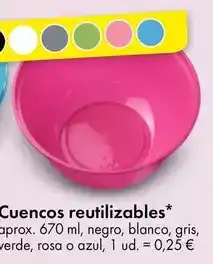 TEDi Cuencos reutilizables oferta