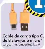 TEDi Cable de carga tipo c, de 8 clavijas o micro oferta