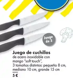 TEDi Juego de cuchillos oferta