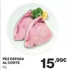 Supercor Pez espada al corte oferta