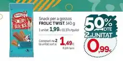 Condis Frolic - snack per a gossos oferta