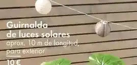TEDi Guirnalda de luces solares oferta