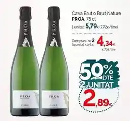 Condis Brut - cava nature oferta