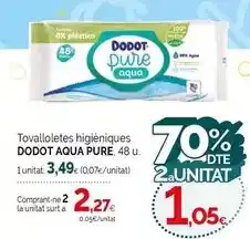Condis Dodot - tovalloletes higieniques oferta