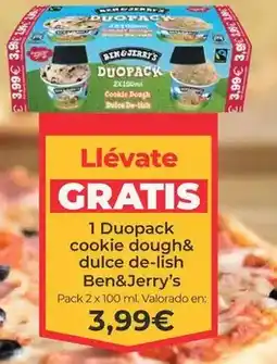 La Sirena Ben & jerry's - 1 duopack cookie dough& dulce de-lish oferta