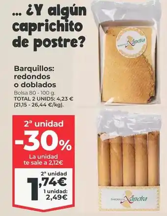 La Sirena Total - barquillos: redondos o dobrados oferta