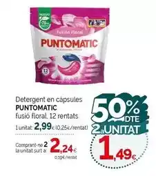 Condis Detergent en capsules fusio floral oferta