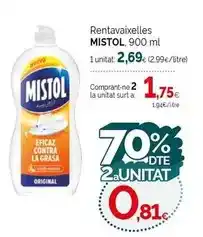 Condis Mistol - rentavaixelles oferta