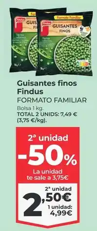La Sirena Findus - guisantes finos oferta